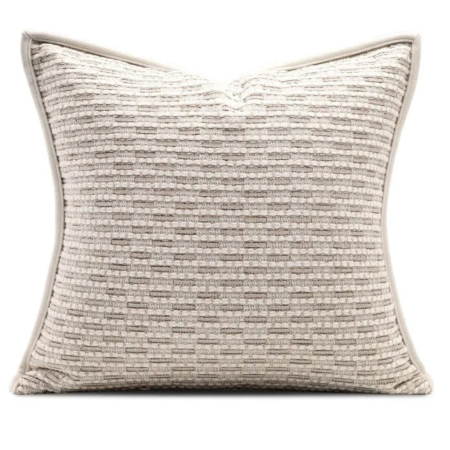 Minimalist Linen Geometric Throw Pillow Cover