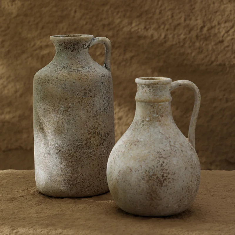 Retro Ceramic Dried Flower Vase