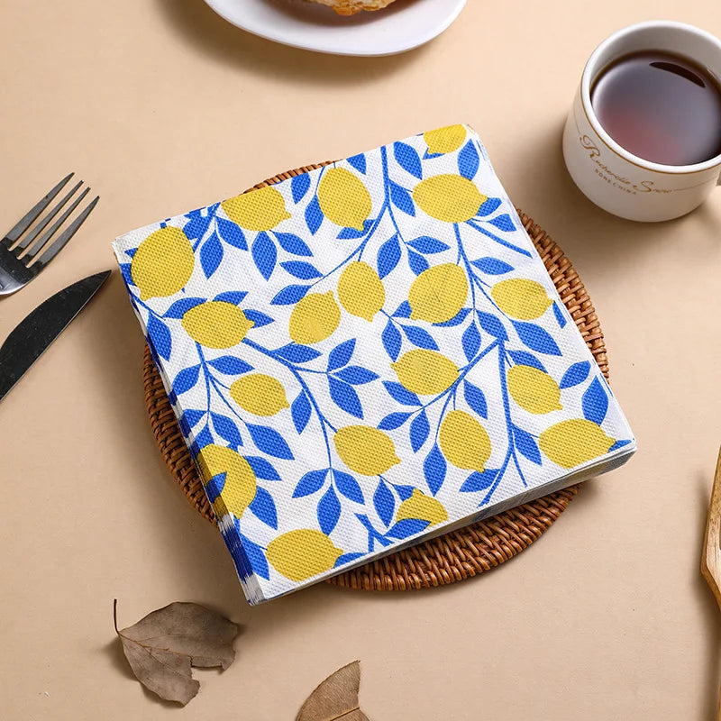 Lemon Party Disposable Paper Placemats