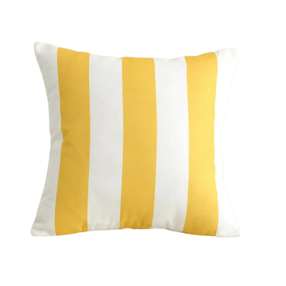 Waterproof Nautical Stripe Knit Cushion Cover