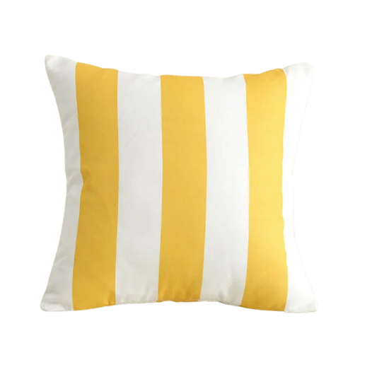 Waterproof Nautical Stripe Knit Cushion Cover