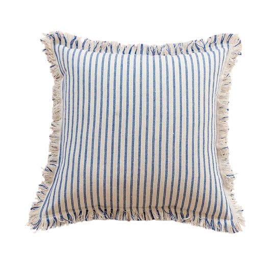 Yarn-Dyed Jacquard Striped Cushion Cover