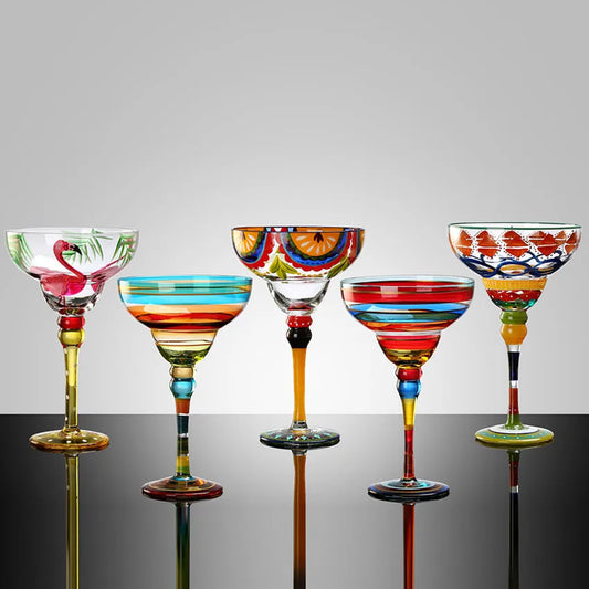 Handmade Colorful Cocktail Glass Cup