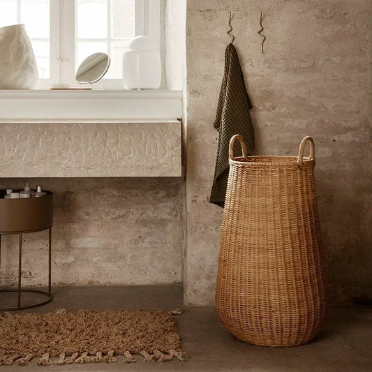 Large Capacity Rattan Storage Basket