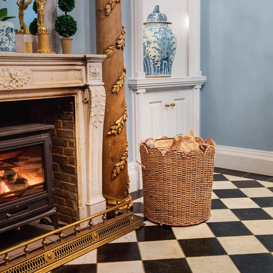 Nordic Woven Rattan Laundry Basket
