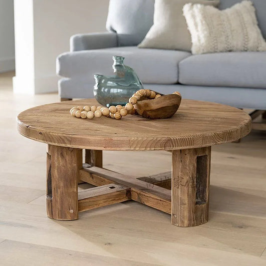 Nordic Round Wood Coffee Table