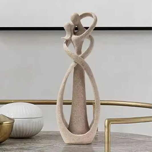 Nordic Couple Sculpture Table Decor