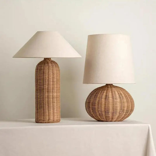 Rattan Wabi Sabi Floor Lamp