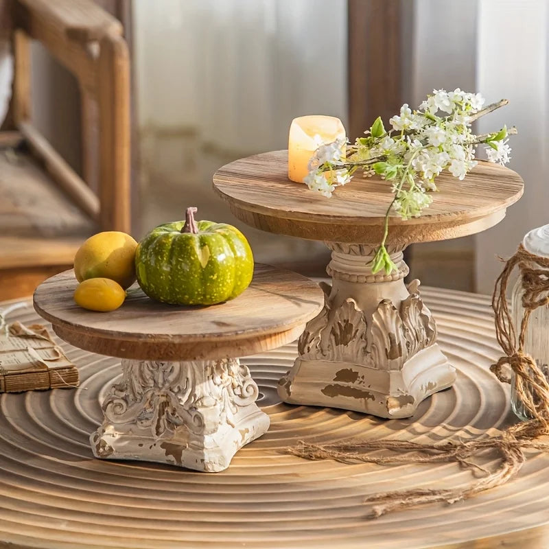 Handmade Retro Wooden Display Tray